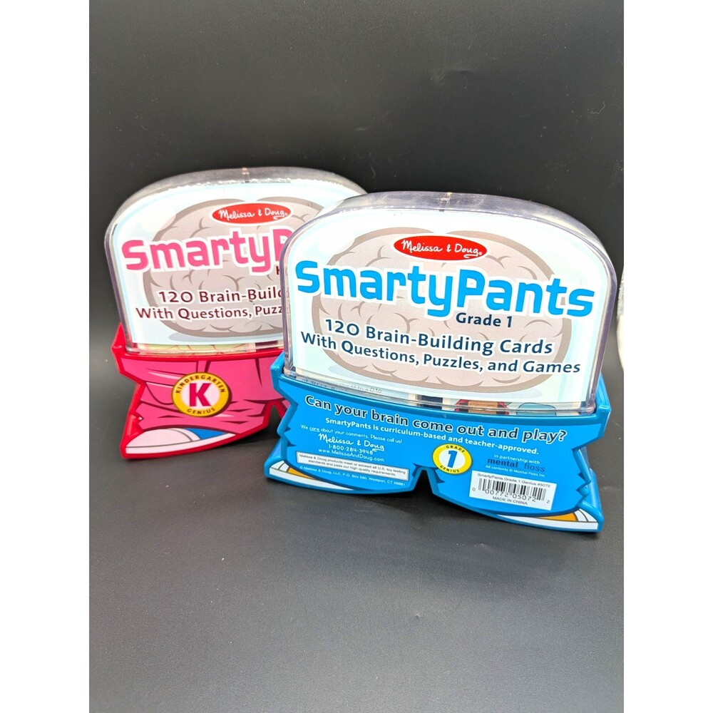 Melissa & Doug SmartyPants 120 Brain-Building Cards Set Kindergarten & Grade 1